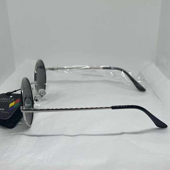 Polarized Mirrored Round Hippie Sunglasses – Model PZ-711050 - Picture 2 of 3